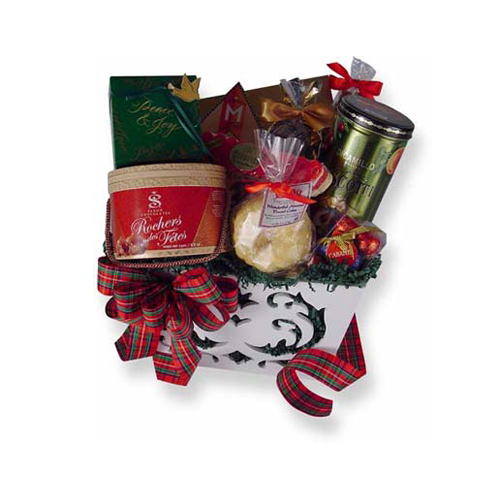 Holiday Extravaganza: Gourmet Christmas Gift Basket • Abundance Gift Design