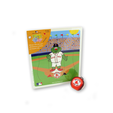 Red Sox Puzzle & Soft Ball Kids Gift