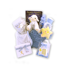 Load image into Gallery viewer, Twinkle Twinkle Little Star Baby Boy Gift Basket
