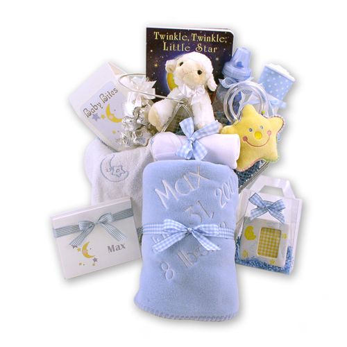 Twinkle Twinkle Little Star Baby Boy Gift Basket